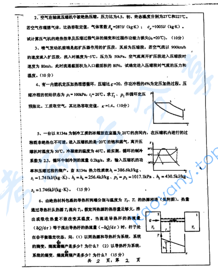 2006年上海交通大学工程热力学真题,image.png,上海交通大学工程热力学,上海交通大学,工程热力学,第2张