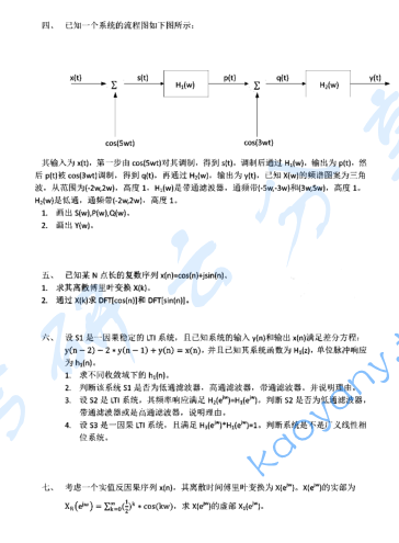 2008年上海交通大学信号与系统考研真题,image.png,上海交通大学信号与系统,上海交通大学,信号与系统,第2张