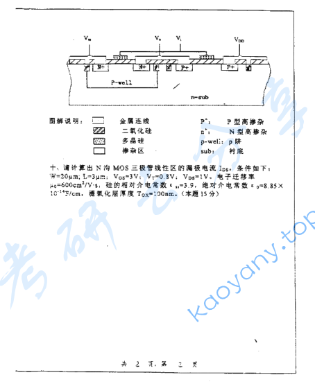 2003年上海交通大学半导体物理与器件基础考研真题,image.png,上海交通大学半导体物理与器件基础,上海交通大学,半导体物理与器件基础,第2张