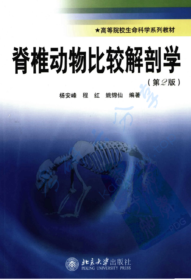 《​脊椎动物比较解剖学》第2版 杨安峰.pdf,image.png,杨安峰,第1张