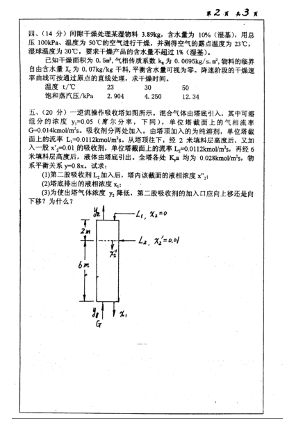 2000年华东理工大学化工原理考研真题,image.png,华东理工大学化工原理,华东理工大学,化工原理,第2张