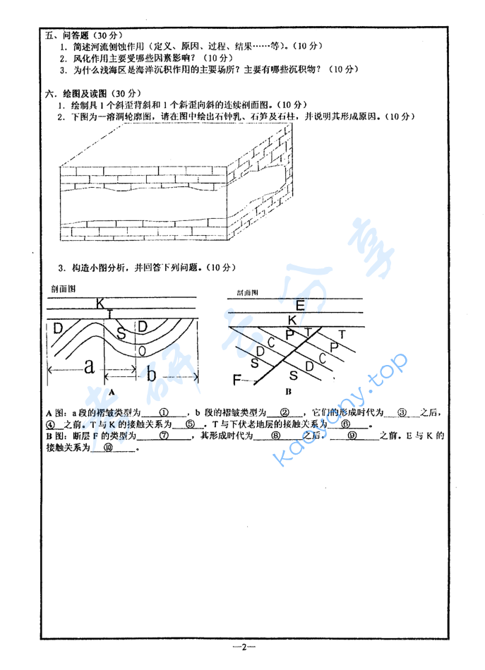 2012年成都理工大学801普通地质学考研真题及答案,image.png,成都理工大学普通地质学,成都理工大学,普通地质学,第2张