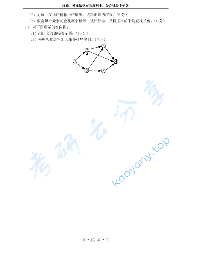 2018年东华理工大学811数据结构(含C程序设计)考研真题.pdf,东华理工大学数据结构,东华理工大学,数据结构,第2张 2018年东华理工大学811数据结构(含C程序设计)考研真题.pdf,image.png,东华理工大学数据结构,东华理工大学,数据结构,第2张