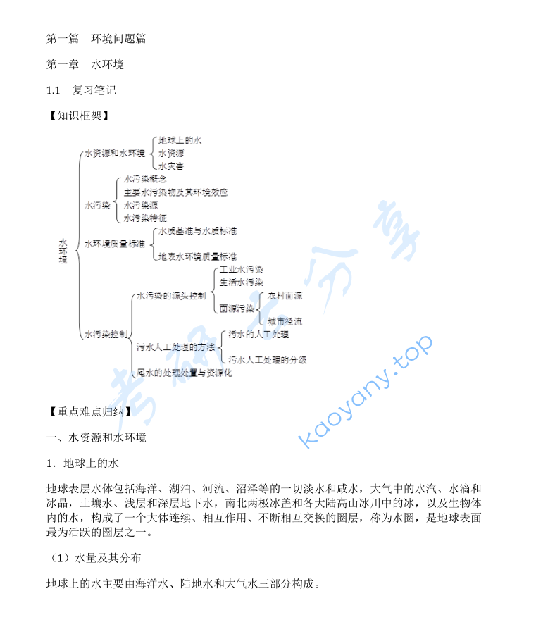 左玉辉《环境学》（第2版）考研笔记和典型题详解.pdf,image.png,左玉辉,环境学,考研笔记,第1张