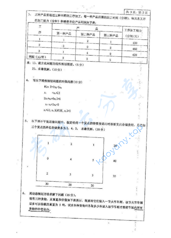 2009年中南大学966运筹学（B）考研真题,image.png,中南大学运筹学,中南大学,运筹学,第3张