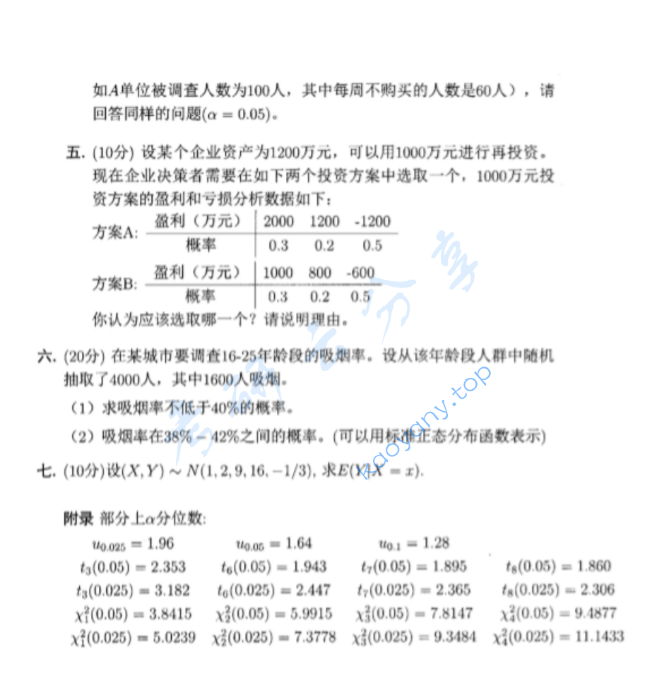 2015年中国科学技术大学812概率论与数理统计考研真题及答案,image.png,中国科学技术大学概率论与数理统计,中国科学技术大学,概率论与数理统计,第3张
