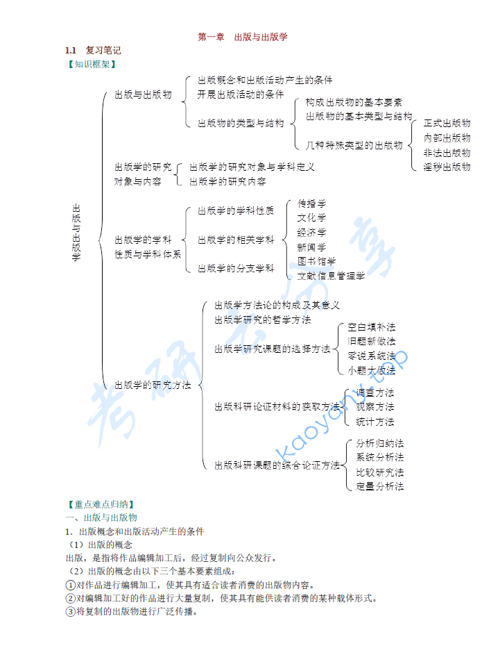 罗紫初《出版学基础》笔记和课后习题（含考研真题）详解
