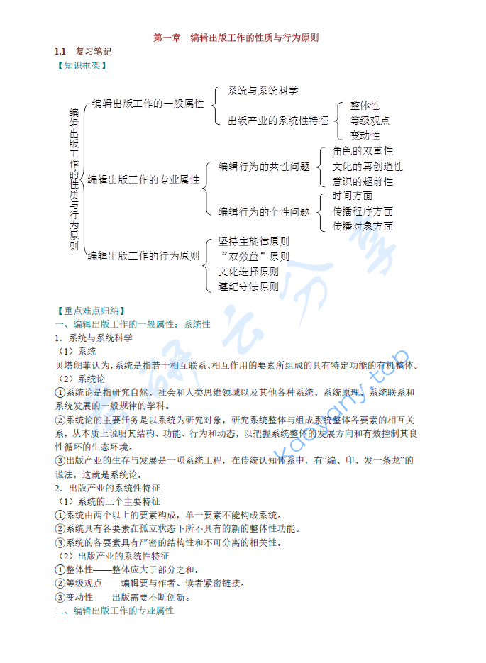 李苓《编辑出版实务与技能》笔记和课后习题（含历年真题）详解