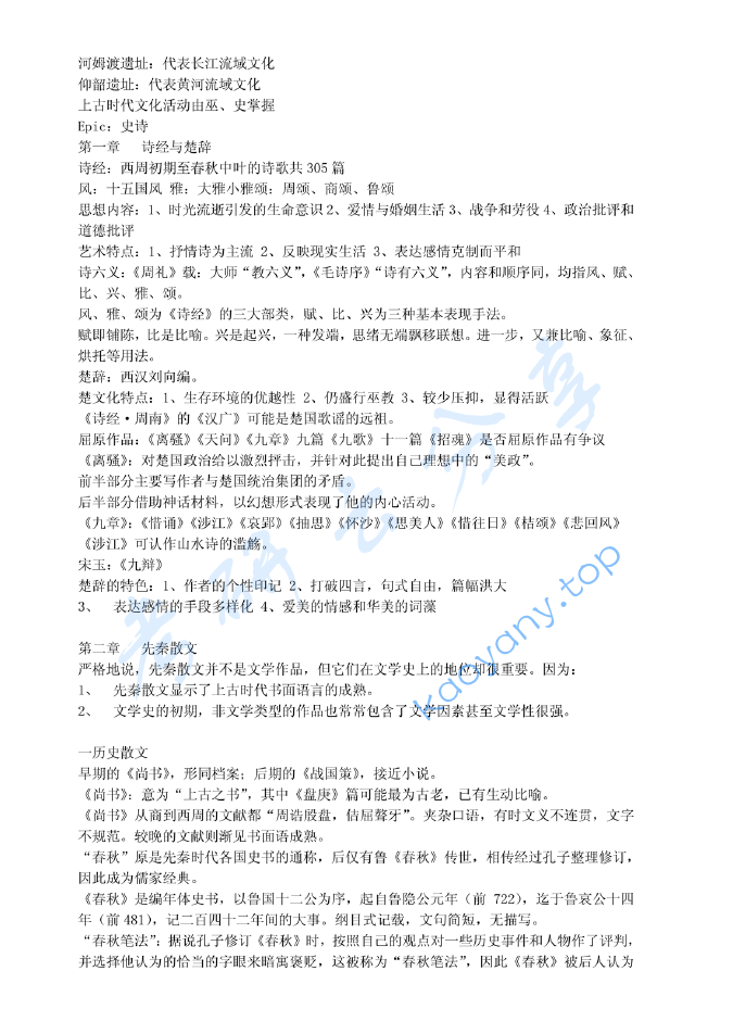 骆玉明《简明<strong>中国文学史</strong>》笔记.pdf