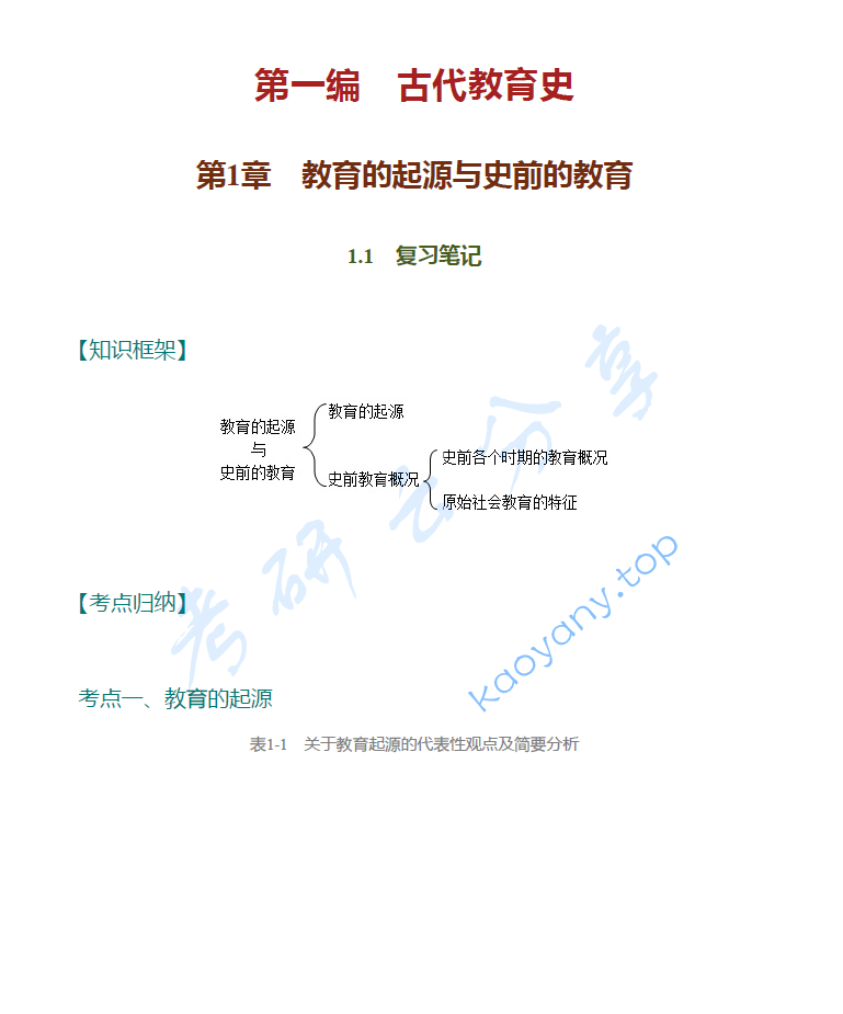 吴式颖《外国教育史教程》（第3版）笔记和课后习题详解