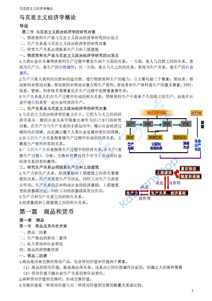 马工程《马克思主义政治经济学概论》笔记汇编,image.png,马工程,马克思主义政治经济学概论,笔记汇编,第4张