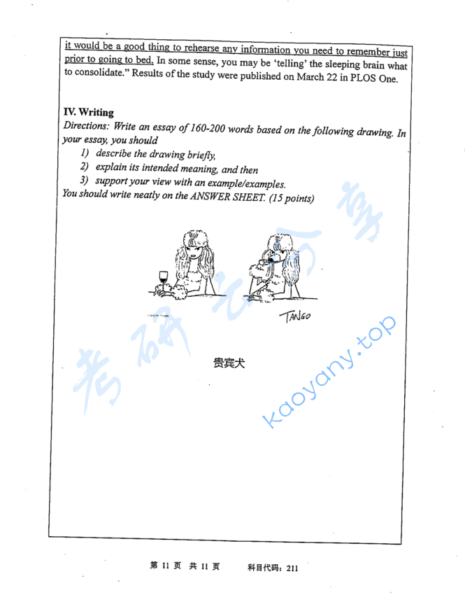 2015年长沙理工大学211翻译硕士英语考研真题,image.png,长沙理工大学翻译硕士英语,长沙理工大学,翻译硕士英语,第11张