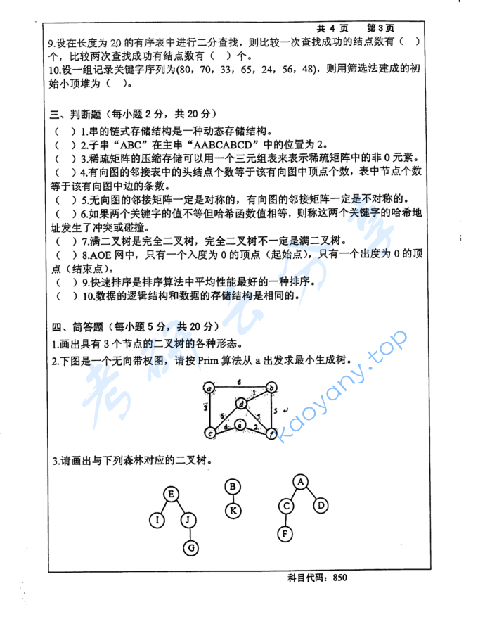 2015年长沙理工大学850数据结构考研真题,image.png,长沙理工大学数据结构,长沙理工大学,数据结构,第3张