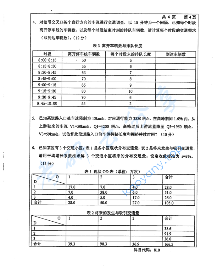 2015年长沙理工大学810交通工程考研真题,image.png,长沙理工大学交通工程,长沙理工大学,交通工程,第4张