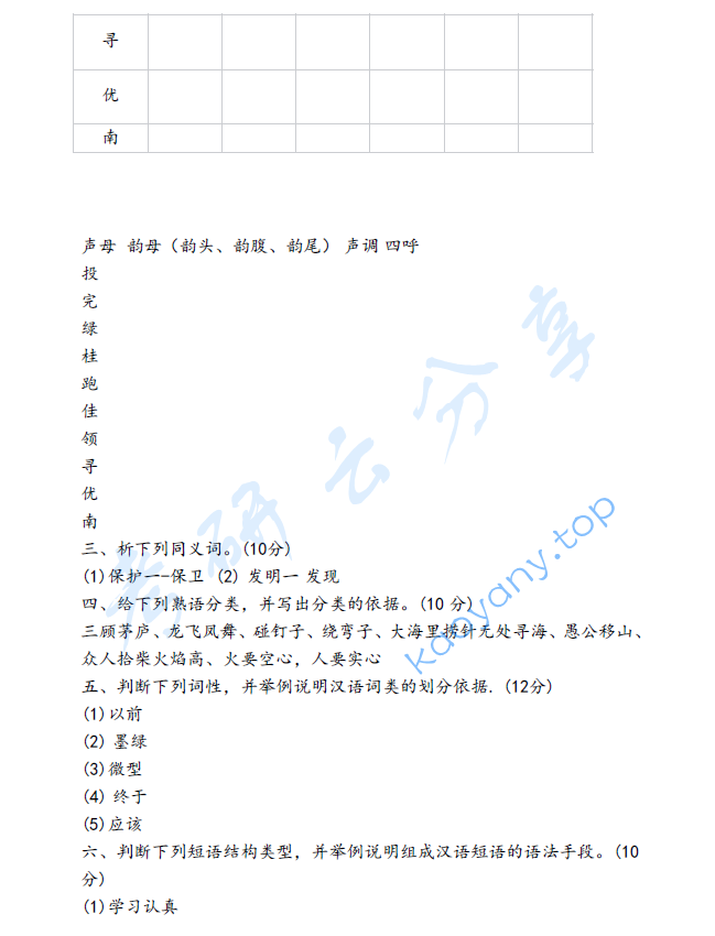 2024年北京语言大学717现代汉语和古代汉语考研真题,image.png,北京语言大学现代汉语和古代汉语,北京语言大学,现代汉语和古代汉语,第2张