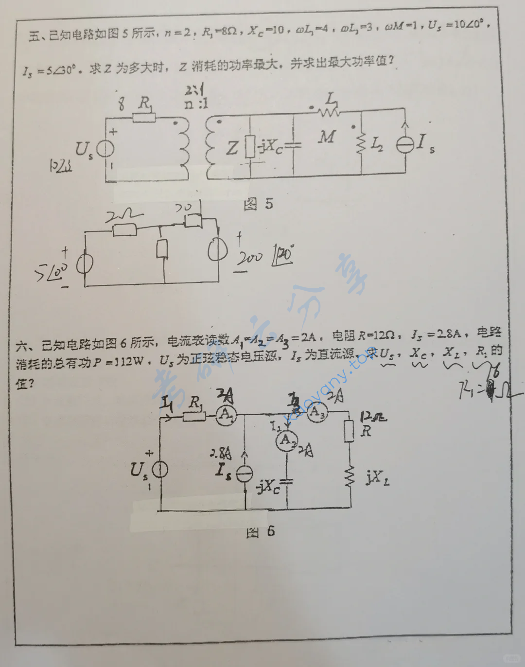 2016年武汉大学906电路考研真题,image.png,武汉大学电路,武汉大学,电路,第3张