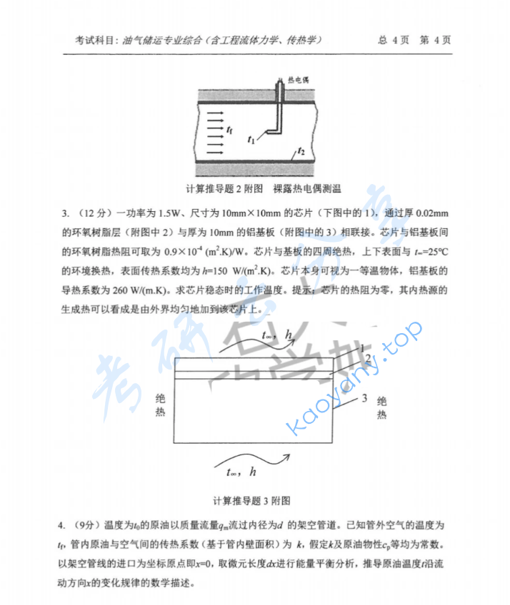 2022年中国石油大学（华东）831油气储运专业综合（含工程流体力学、传热学）考研真题,image.png,中国石油大学油气储运专业综合,中国石油大学,油气储运专业综合,第4张